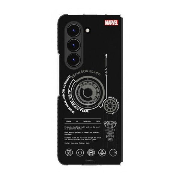 Samsung Fold5 Clear Hip Case Marvel | Black Samsung Fold5 Clear Hip Case Marvel | Black